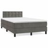 vidaXL &Kappa;&rho;&epsilon;&beta;ά&tau;&iota; Boxspring &mu;&epsilon; &Sigma;&tau;&rho;ώ&mu;&alpha; &Sigma;&kappa;&omicron;ύ&rho;&omicron; &Gamma;&kappa;&rho;&iota; 120x190 &epsilon;&kappa;. &Beta;&epsilon;&lambda;&omicron;ύ&delta;&iota;&nu;&omicron;