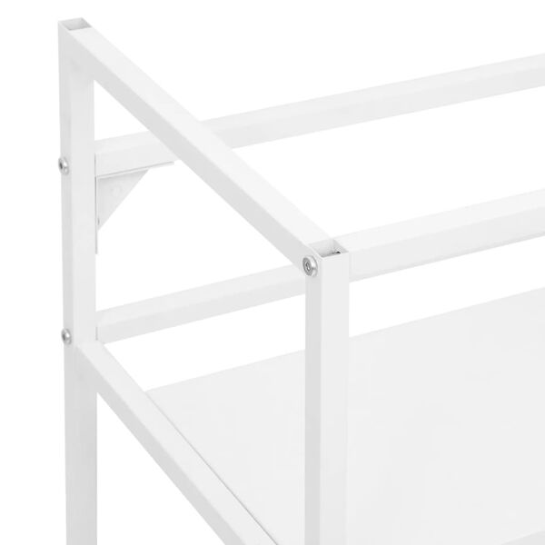 vidaXL Έπιπλο Μπάνιου Λευκό 59 x 38 x 83 εκ. Σιδερένιο