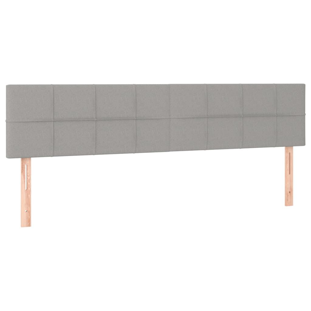vidaXL Κρεβάτι Boxspring με Στρώμα Αν. Πράσινο 160x200εκ Υφασμάτινο
