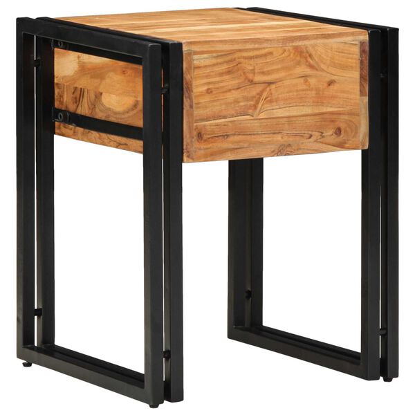 vidaXL Τραπέζι Ξύλινο 40x40x50 εκ. Μασίφ Ακακία