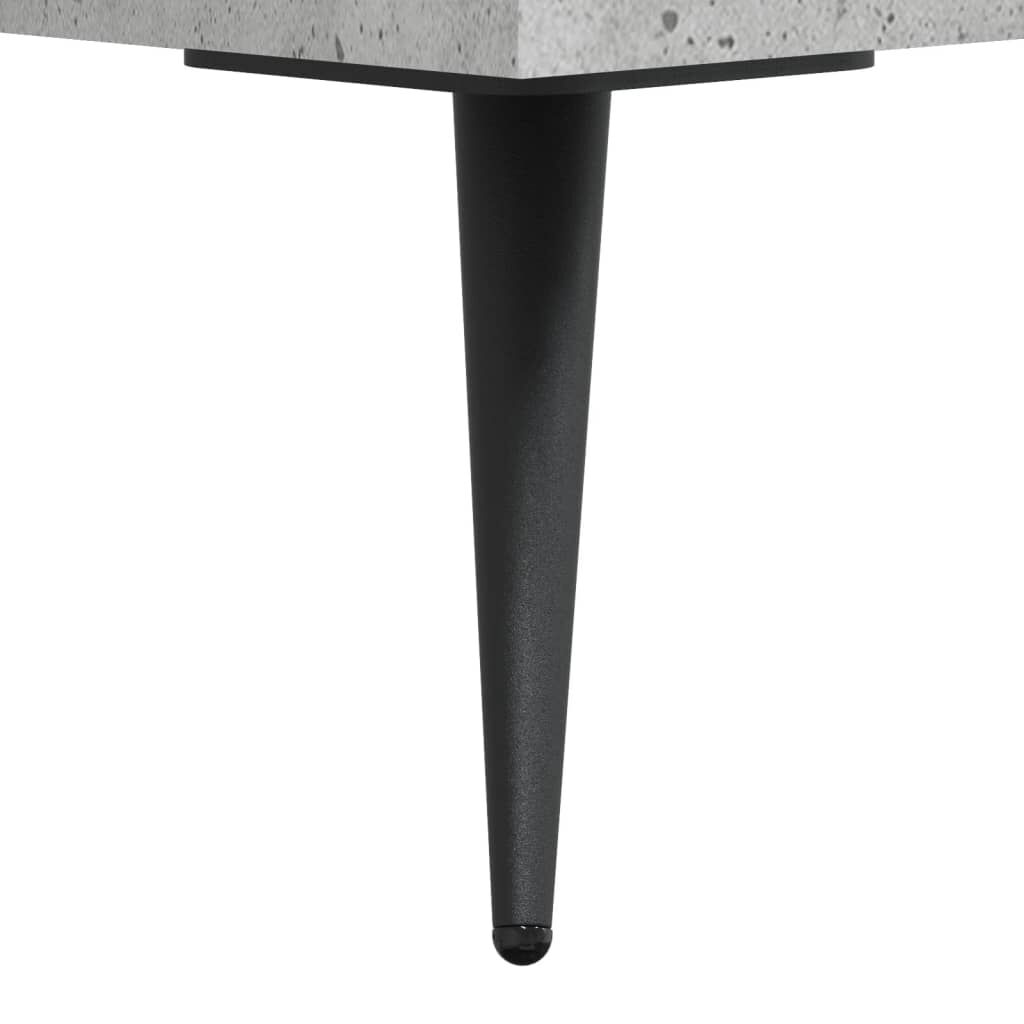 vidaXL Κομοδίνο Γκρι Σκυροδ. 40 x 35 x 47,5 εκ. από Επεξεργασμένο Ξύλο