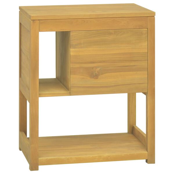 vidaXL Έπιπλο Μπάνιου 60 x 40 x 75 εκ. από Μασίφ Ξύλο Teak