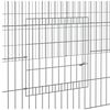 vidaXL Κλουβί Κουνελιών 4 Πάνελ 433x109x54 εκ. από Γαλβανισμένο Σίδερο