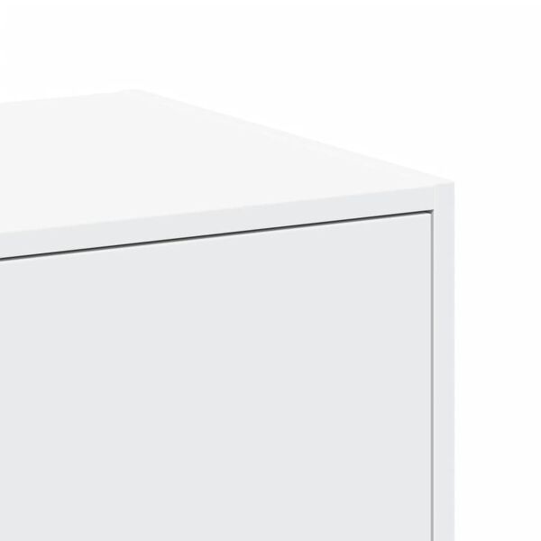 vidaXL Συρταριέρα Γενικής Χρήσης Λευκή 40 x 41 x 144,5 εκ. Επεξ. Ξύλο