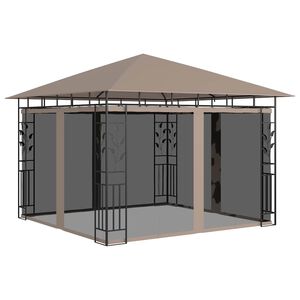 vidaXL &Kappa;&iota;ό&sigma;&kappa;&iota; &mu;&epsilon; &Alpha;&nu;&tau;&iota;&kappa;&omicron;&upsilon;&nu;&omicron;&upsilon;&pi;&iota;&kappa;ό &Delta;ί&chi;&tau;&upsilon; Taupe 3x3x2,73 &mu;. / 180 &gamma;&rho;./&mu;&sup2;