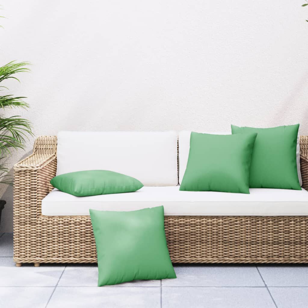 vidaXL Μαξιλάρια Διακοσμητικά 4 τεμ. Πράσινα 50 x 50 εκ. Υφασμάτινα