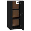 vidaXL Έπιπλο Τηλεόρασης Επιτοίχιο Μαύρο 40x34,5x80 εκ.