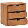 vidaXL Κομοδίνο 40 x 30 x 40 εκ. από Μασίφ Ξύλο Teak
