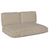 vidaXL &Sigma;&epsilon;&tau; &mu;&alpha;&xi;&iota;&lambda;&alpha;&rho;&iota;ώ&nu; 3 pcs Taupe Ύ&phi;&alpha;&sigma;&mu;&alpha; Ό&xi;&phi;&omicron;&rho;&nu;&tau;