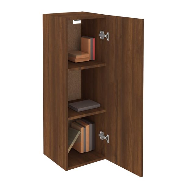 vidaXL Έπιπλα Τηλεόρασης 2 τεμ. Καφέ Δρυς 30,5x30x90 εκ. Επεξ. Ξύλο
