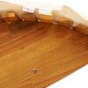 vidaXL Ξαπλώστρα 2 pcs Καφέ 60 x 154 x 74εκ Μασίφ ξύλο ακακίας