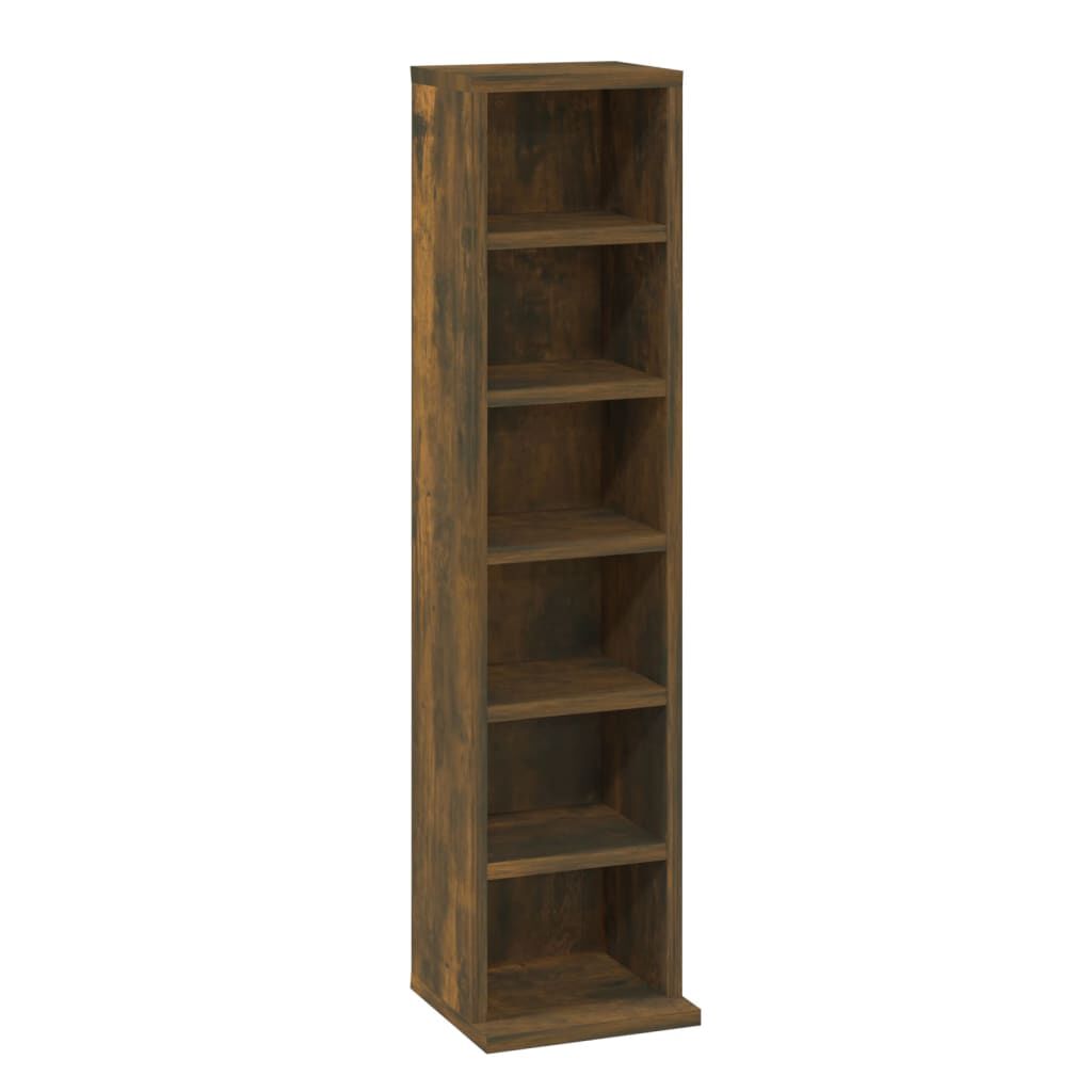 vidaXL Έπιπλο για CD Καπνιστή Δρυς 21 x 20 x 88 εκ. Επεξεργασμένο Ξύλο