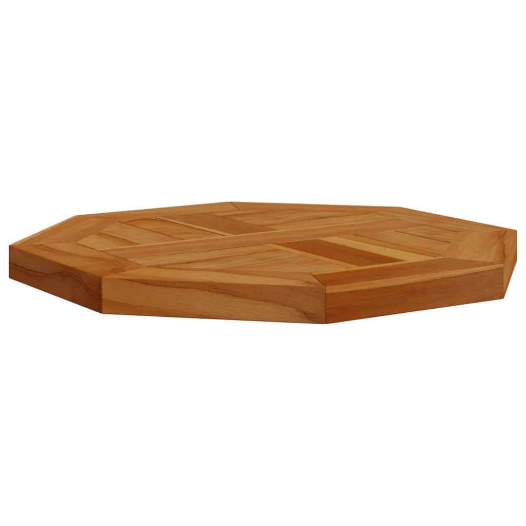 vidaXL Επιφάνεια Τραπεζιού Οκτάγωνη 40x40x2,5 εκ. Μασίφ Ξύλο Teak