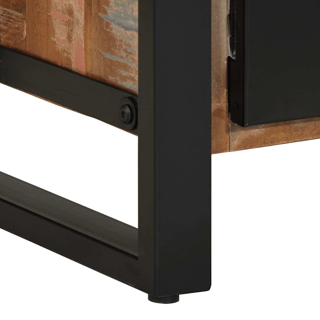 vidaXL ντουλάπι νιπτήρα μπάνιου 55x35x60 cm στερεό ξύλο αναγεννημένο