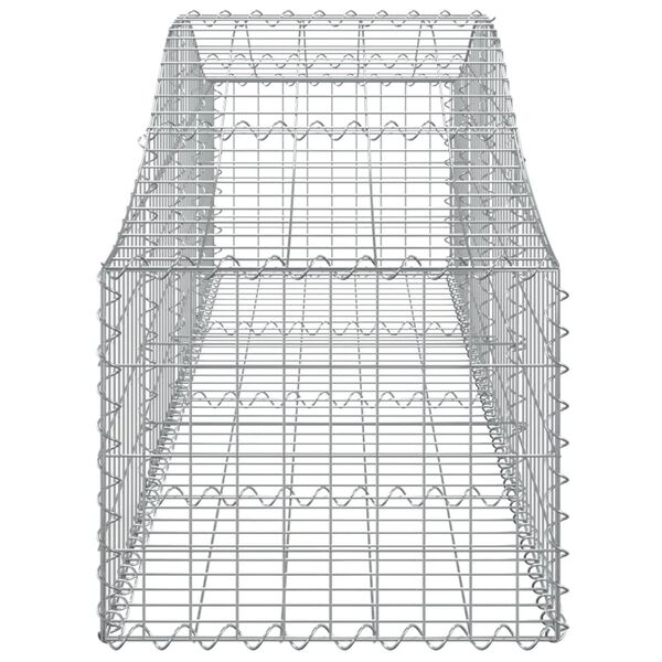 vidaXL Συρματοκιβώτια Τοξωτά 13 τεμ. 200x50x40/60 εκ. Γαλβαν. Ατσάλι