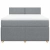 vidaXL &Kappa;&rho;&epsilon;&beta;ά&tau;&iota; Boxspring &mu;&epsilon; &Sigma;&tau;&rho;ώ&mu;&alpha; &Alpha;&nu;. &Pi;&rho;ά&sigma;&iota;&nu;&omicron; 160x200&epsilon;&kappa; &Upsilon;&phi;&alpha;&sigma;&mu;ά&tau;&iota;&nu;&omicron;