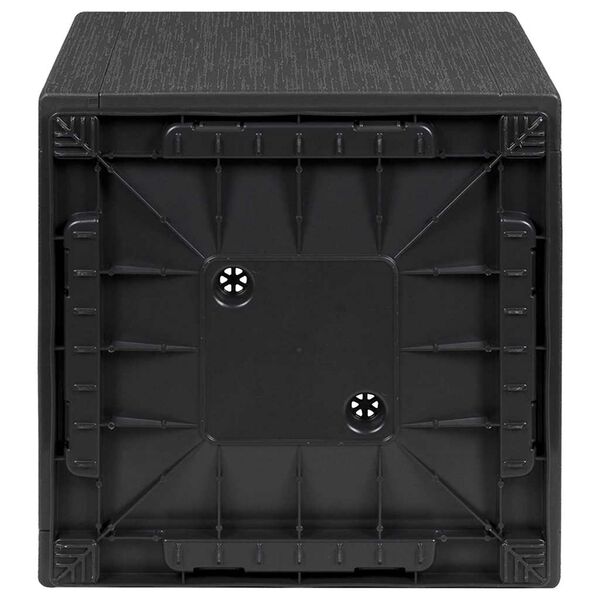 vidaXL Γλάστρα Κήπου Ανθρακί 36 x 36 x 35 εκ. Πολυπροπυλένιο