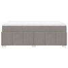 vidaXL &Kappa;&rho;&epsilon;&beta;ά&tau;&iota; Boxspring &mu;&epsilon; &Sigma;&tau;&rho;ώ&mu;&alpha; Taupe 120x200 &epsilon;&kappa;. &Upsilon;&phi;&alpha;&sigma;&mu;ά&tau;&iota;&nu;&omicron;