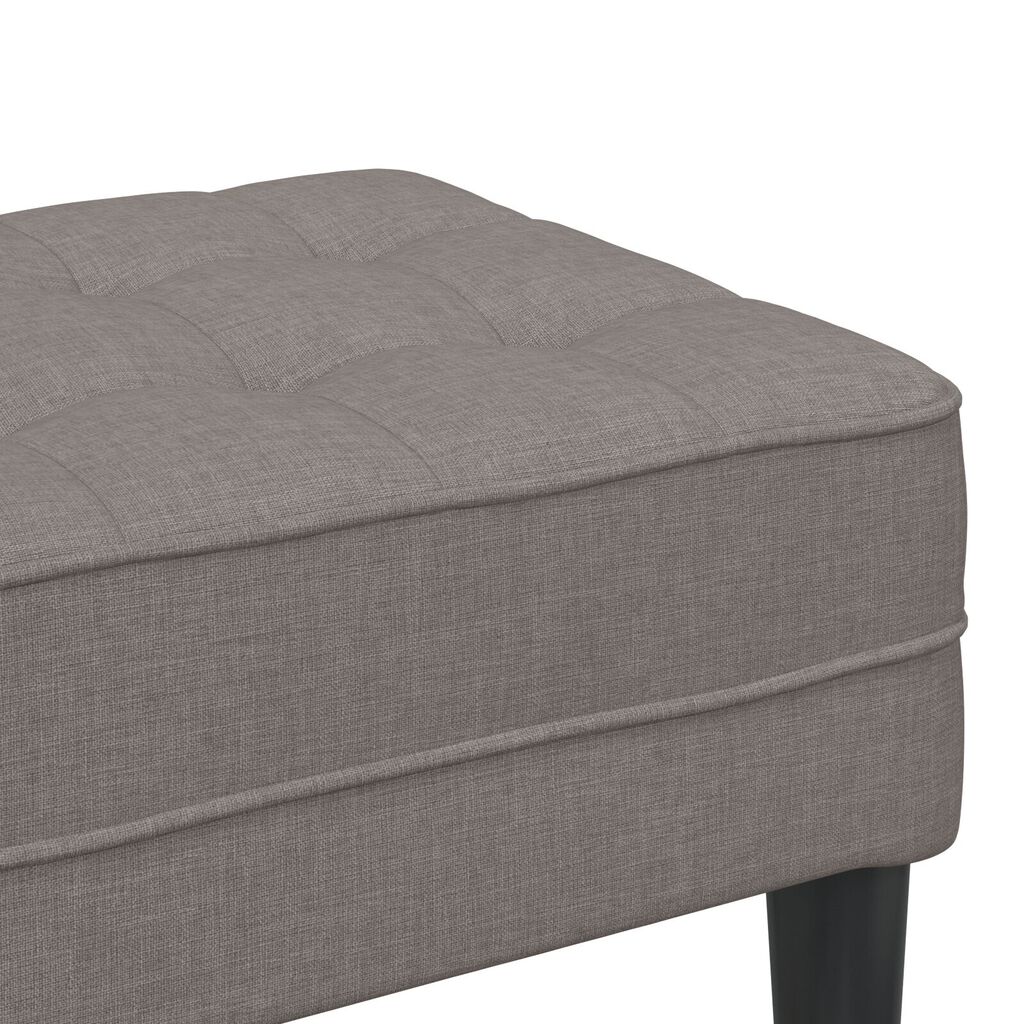 vidaXL Παγκάκι Ταμπά 113x57x39 εκ. Ύφασμα