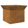 vidaXL Φωτιά Σκ rusty 50 x 50 x 40 cm Ατσάλι σκληρυθέν στον αέρα