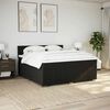 vidaXL &Kappa;&rho;&epsilon;&beta;ά&tau;&iota; Boxspring &mu;&epsilon; &Sigma;&tau;&rho;ώ&mu;&alpha; &Mu;&alpha;ύ&rho;&omicron; 200x200 &epsilon;&kappa;. &Upsilon;&phi;&alpha;&sigma;&mu;ά&tau;&iota;&nu;&omicron;