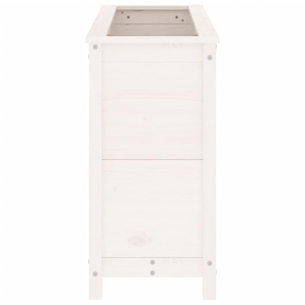 vidaXL Ζαρντινιέρα Υπερυψωμένη 119,5x40x78 εκ. από Μασίφ Ξύλο Πεύκου