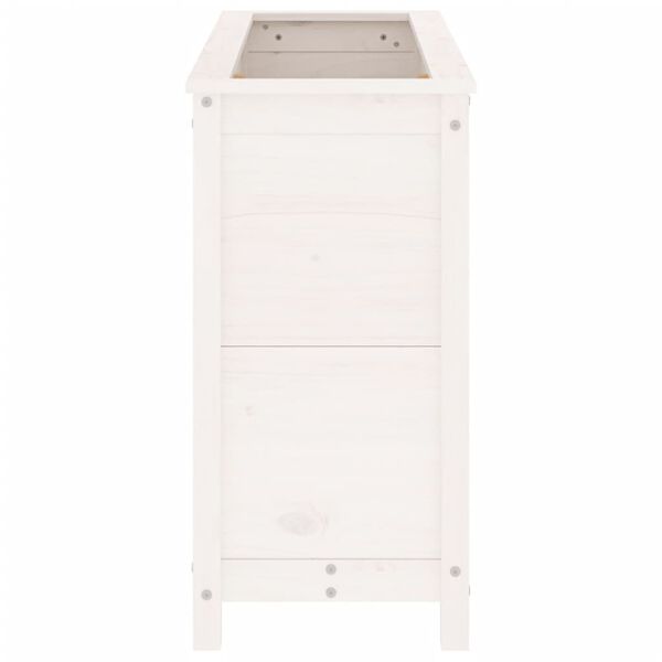 vidaXL Ζαρντινιέρα Υπερυψωμένη 119,5x40x78 εκ. από Μασίφ Ξύλο Πεύκου