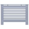 vidaXL Κάλυμμα Καλοριφέρ Ανθρακί 112 x 19 x 81,5 εκ. από MDF