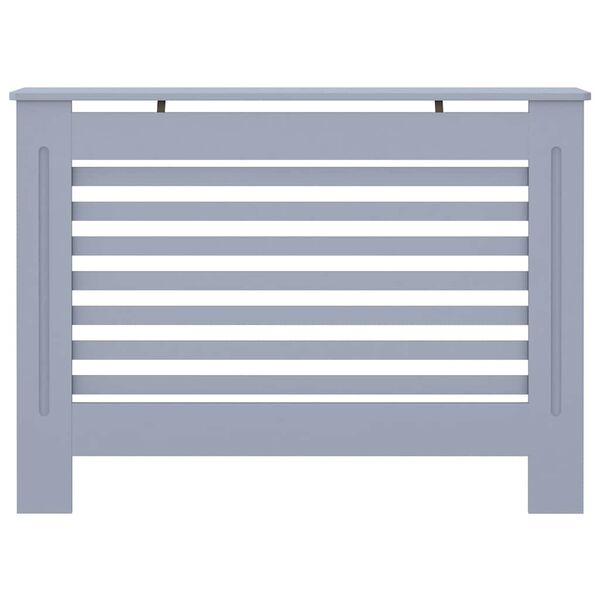 vidaXL Κάλυμμα Καλοριφέρ Ανθρακί 112 x 19 x 81,5 εκ. από MDF