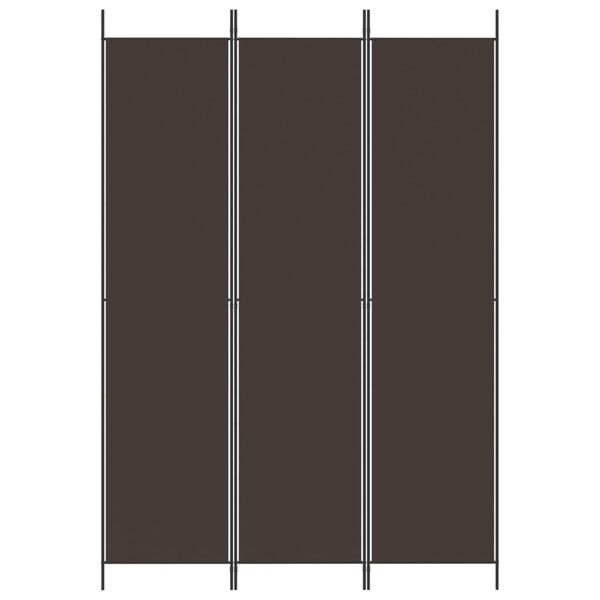 vidaXL Διαχωριστικό Δωματίου με 6 Πάνελ Καφέ 150x220 εκ. από Ύφασμα