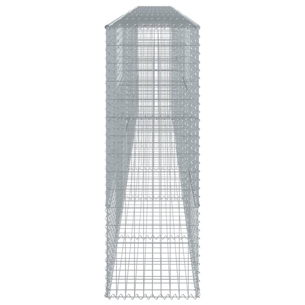 vidaXL Συρματοκιβώτιο με Κάλυμμα 700x50x150εκ. από Γαλβανισμένο Χάλυβα