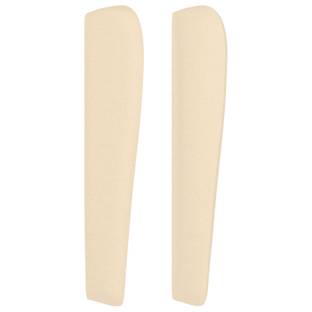vidaXL Κρεβάτι Boxspring με Στρώμα Κρεμ 180x200 εκ. Υφασμάτινο