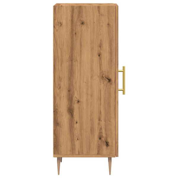 vidaXL Ντουλάπι Αρτισιανή Δρυς 34,5 x 34 x 90 εκ. Επεξεργασμένο Ξύλο