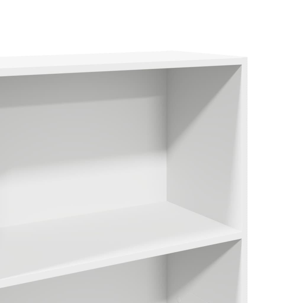 vidaXL Βιβλιοθήκη Λευκή 60x30x189 εκ. από Επεξεργασμένο Ξύλο