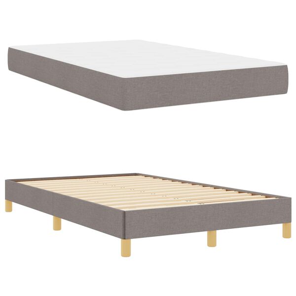 vidaXL &Kappa;&rho;&epsilon;&beta;ά&tau;&iota; &mu;&epsilon; &epsilon;&lambda;&alpha;&tau;ή&rho;&iota;&alpha; &mu;&epsilon; &sigma;&tau;&rho;ώ&mu;&alpha; Taupe 120 x 190 cm ύ&phi;&alpha;&sigma;&mu;&alpha;