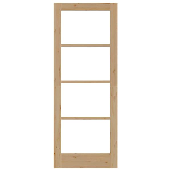 vidaXL Εσωτερική Πόρτα με Γυαλί ORKDAL Καφέ 78 x 202 εκ.