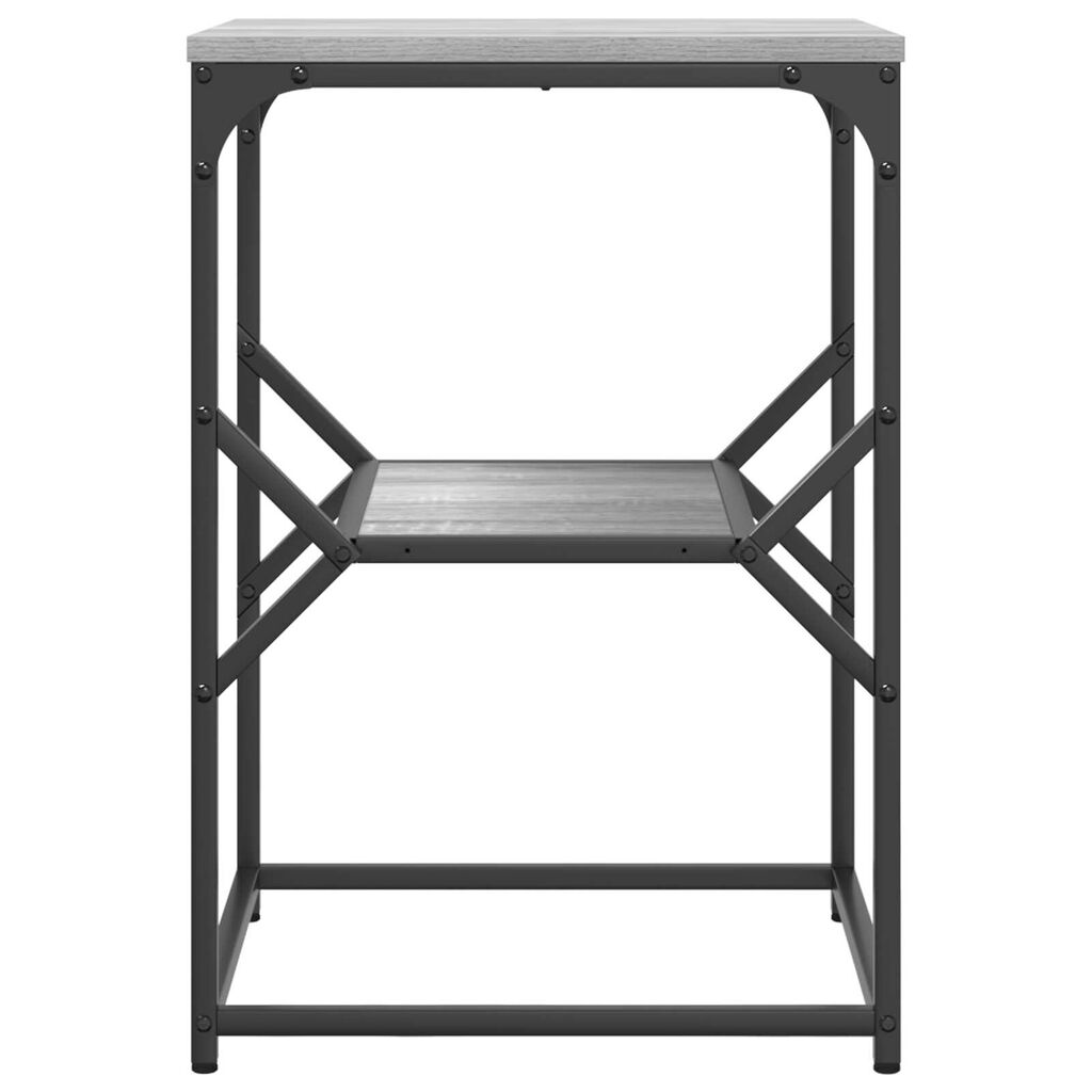 vidaXL Τραπεζάκι Πλευράς Γκρι sonoma 41 x 40 x 60 εκ.