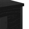 vidaXL Κομοδίνο Μαύρη δρυς 41 x 31 x 51 εκ. Επεξεργασμένο ξύλο