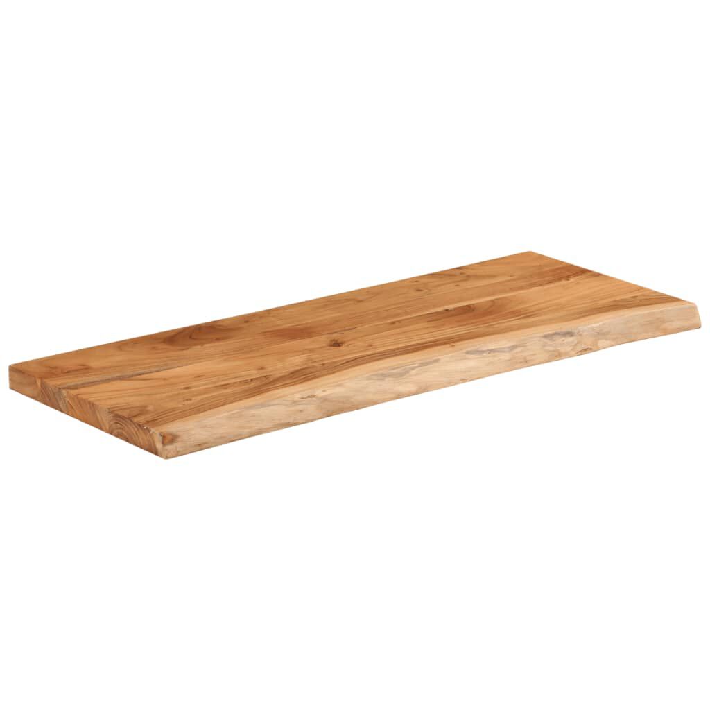 vidaXL Επιφάνεια Τραπεζιού Ορθογώνια 100x40x2,5 εκ. Μασίφ Ξύλο Ακακίας