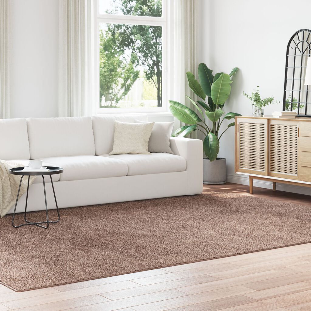 vidaXL Χαλιά Shaggy με Λάτεξ Καφέ 240x340 εκ.