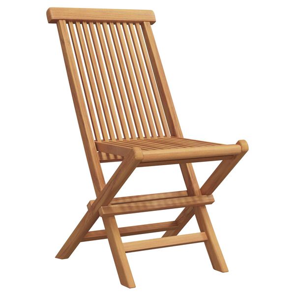 vidaXL Σετ Τραπεζαρίας Κήπου 2 pcs Καφέ Μασίφ ξύλο teak