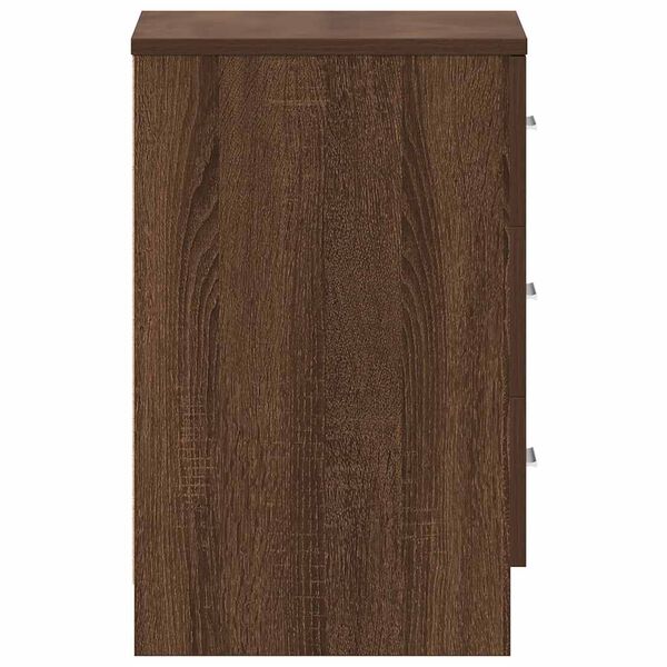 vidaXL Κομοδίνο Καπνιστή Δρυς 38x35x56 εκ. από Επεξεργασμένο Ξύλο