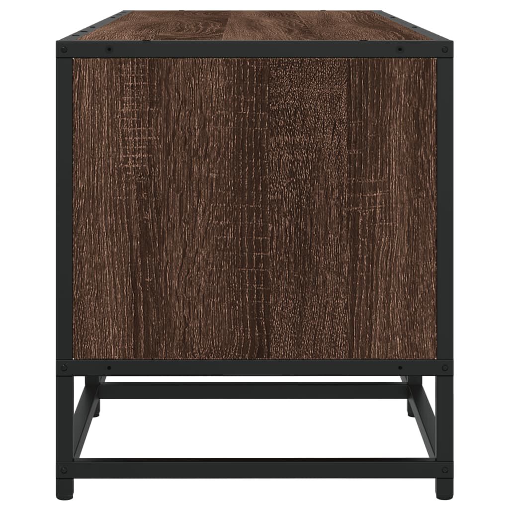 vidaXL Έπιπλο Τηλεόρασης Καφέ Δρυς 180x35x41 εκ. Επεξεργασμένο Ξύλο