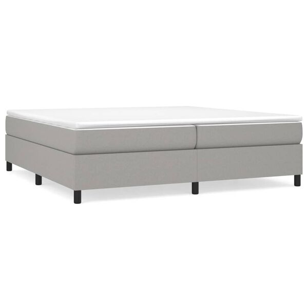 vidaXL &Kappa;&rho;&epsilon;&beta;ά&tau;&iota; Boxspring &mu;&epsilon; &Sigma;&tau;&rho;ώ&mu;&alpha; &Alpha;&nu;&omicron;&iota;&chi;&tau;ό &Gamma;&kappa;&rho;&iota; 200x200 &epsilon;&kappa;. &Upsilon;&phi;&alpha;&sigma;&mu;ά&tau;&iota;&nu;&omicron;