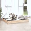 vidaXL Κρεβάτι Σκύλου 101,5 x 74 x 9 εκ. από Μασίφ Ξύλο Πεύκου