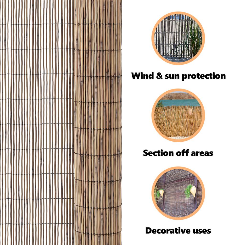 vidaXL Φράχτης Garden Reed 300x140 εκ