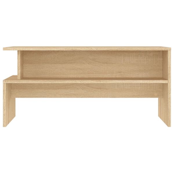 vidaXL Τραπεζάκι Σαλονιού Sonoma Δρυς 90x55x42,5 εκ Επεξεργασμένο Ξύλο