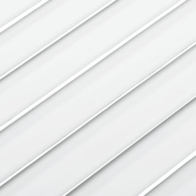 vidaXL Πορτάκια με Περσίδες 2 Τεμ. Λευκά 39,5x59,4εκ Μασίφ Ξύλο Πεύκου