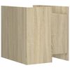 vidaXL Κομοδίνο Sonoma Δρυς 45x50x50 εκ. από Επεξεργασμένο Ξύλο