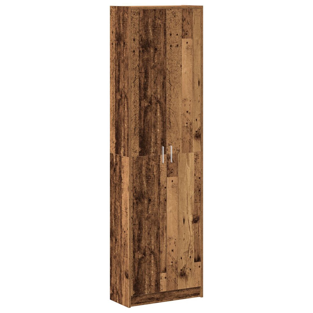 vidaXL Ντουλάπα από Παλιό Ξύλο 55x25x189 εκ. Επεξεργασμένο Ψάξιμο